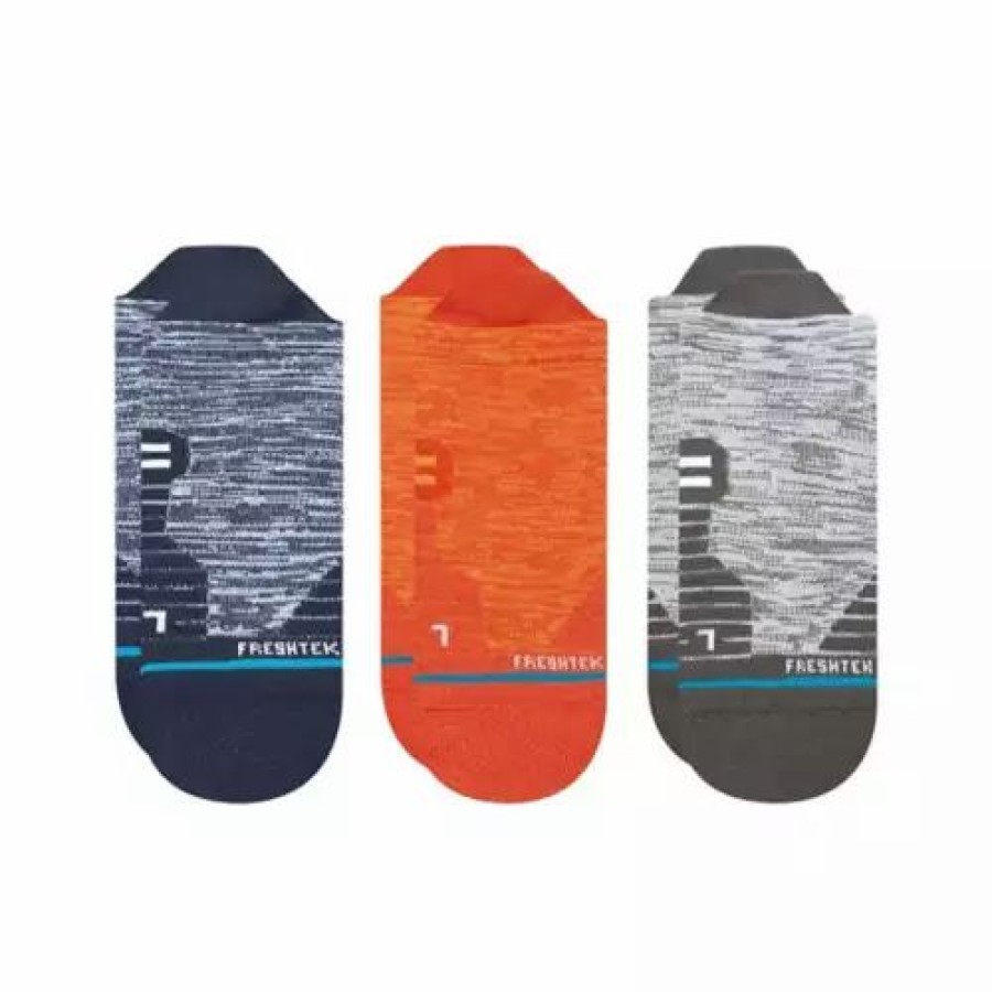 Clothing * | Adult Stance Tectonic 3 Pack Ankle Running Socks Multi