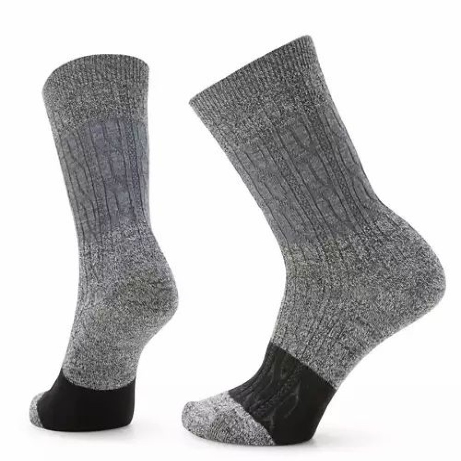 Clothing * | Adult Smartwool Smartool Everyday Color Block Cable Crew Socks