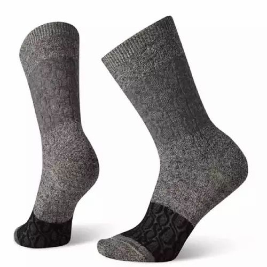 Clothing * | Women'S Smartwool Everyday Color Block Cable Crew Socks