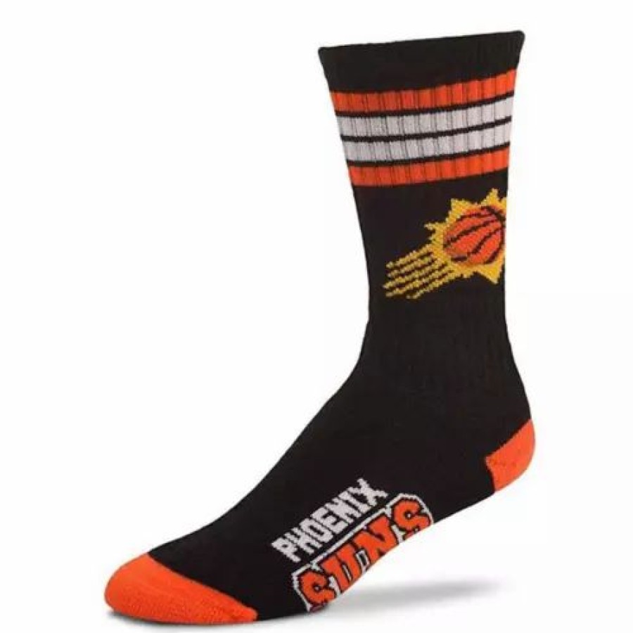 Nba * | For Bare Feet Phoenix Suns 4 Stripe Deuce Socks