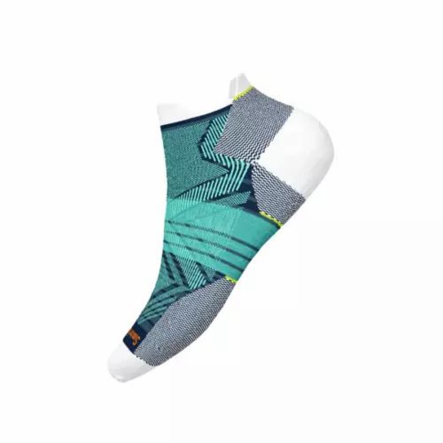 Clothing * | Women'S Smartwool Run Zero Cushion Stripe Ankle Socks