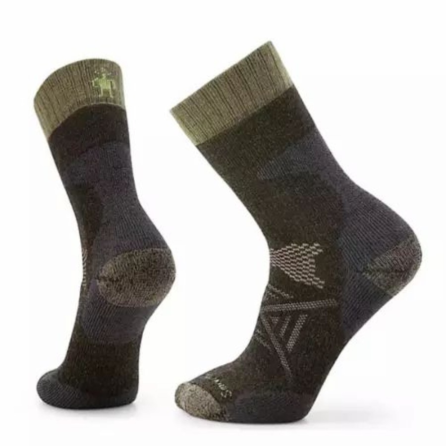 Clothing * | Men'S Smartwool Hunt Extra Cushion Tall Crew Socks Olive