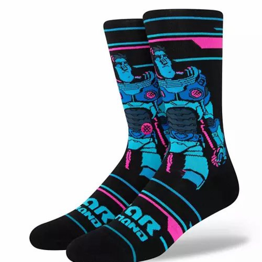 Clothing * | Adult Stance Lightyear Crew Socks Black