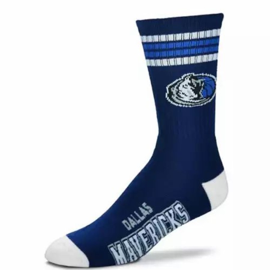 Nba * | For Bare Feet Dallas Mavericks 4 Stripe Deuce Socks