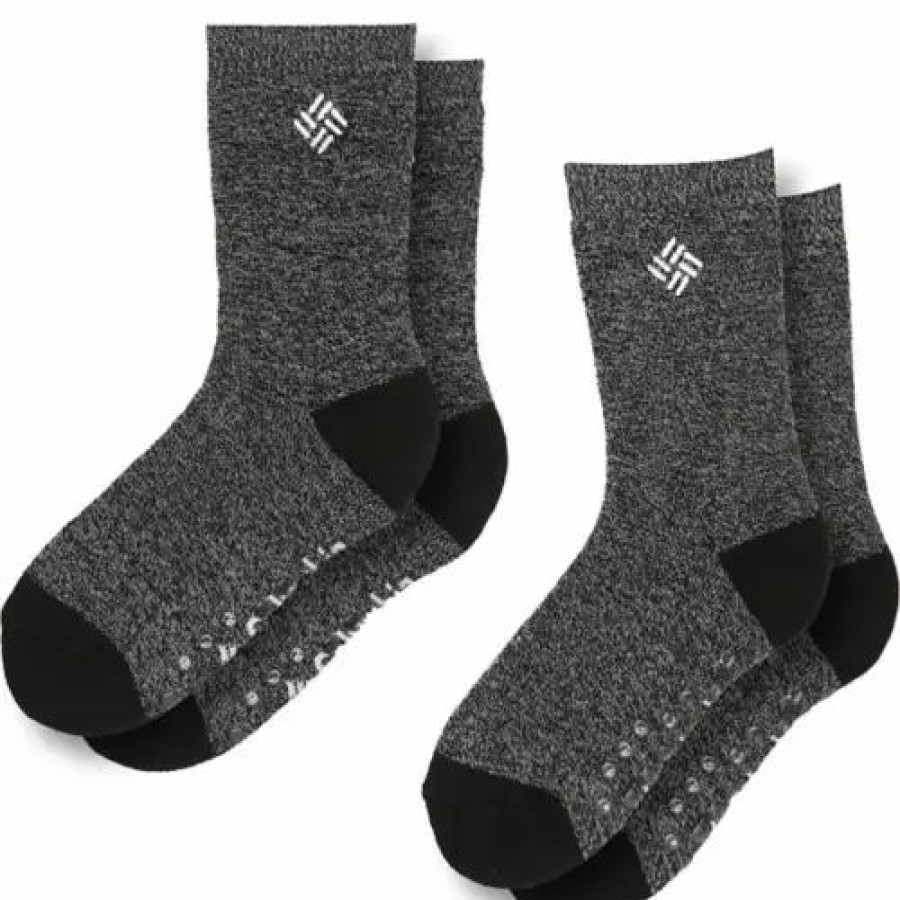 Clothing * | Women'S Columbia Lounge Thermal 2 Pack Crew Socks