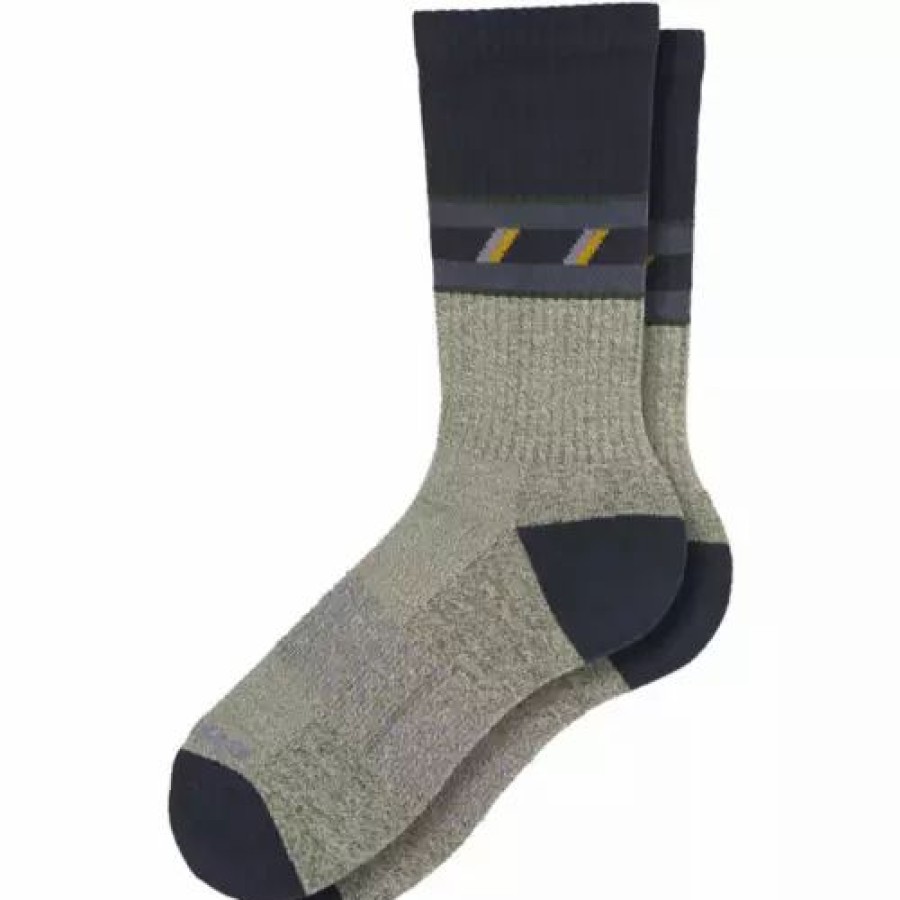 Clothing * | Men'S Bombas Stripe Crew Socks Navy