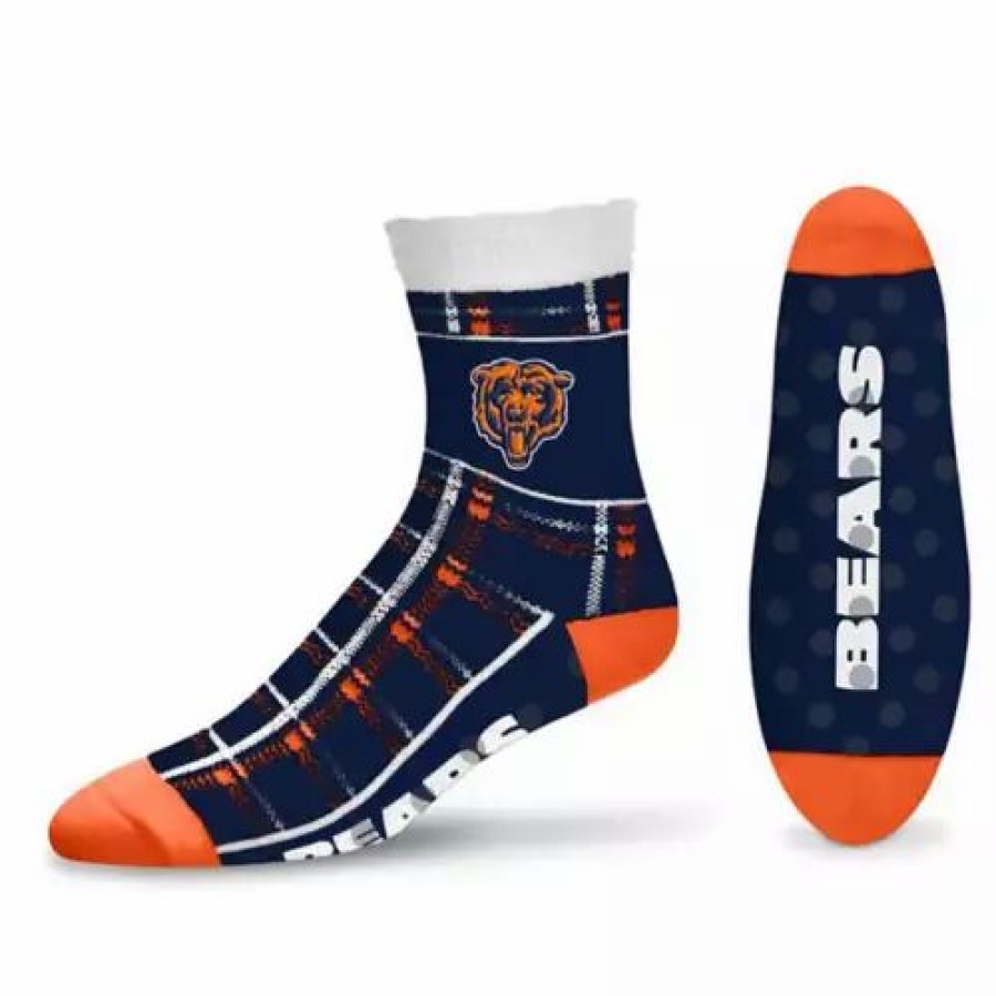 Nfl * | For Bare Feet Chicago Bears Cozy Cabin Socks