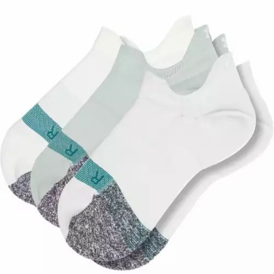 Clothing * | Women'S Under Armour Breathe 3 Pack No Show Socks Green