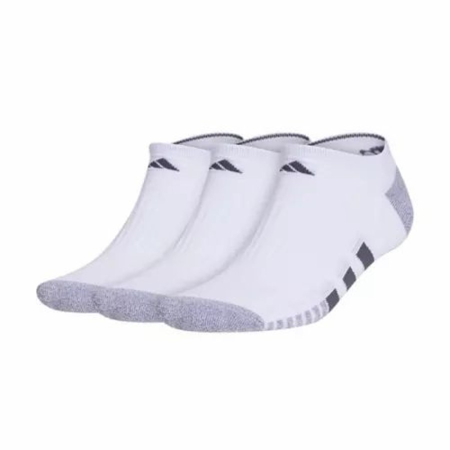 Clothing * | Adult Adidas Cushioned 3.0 3 Pack Ankle Socks White