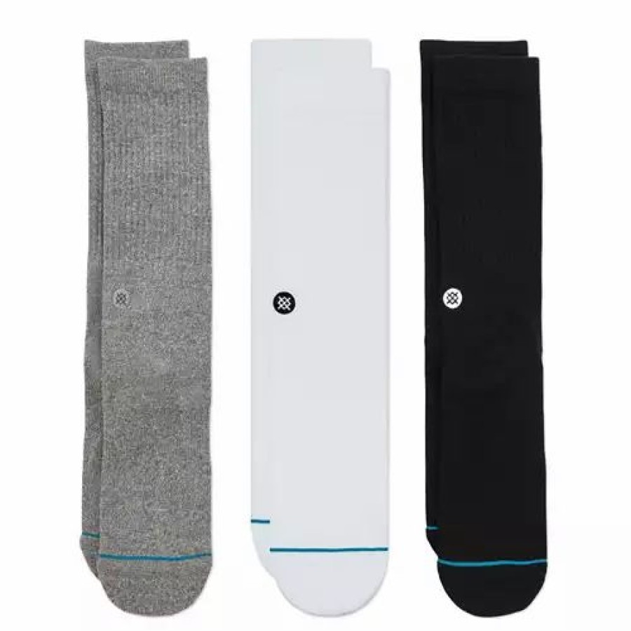 Clothing * | Adult Stance Icon 3 Pack Crew Socks