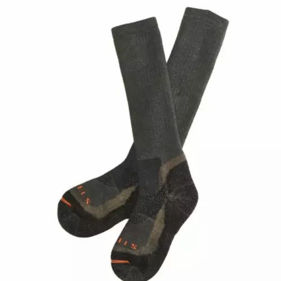 Clothing * | Adult Scheels Outfitters Whitetail Merino Wool Crew Hunting Socks Brown