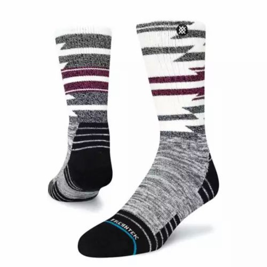 Clothing * | Adult Stance Blanket Statement Crew Hiking Socks Off White