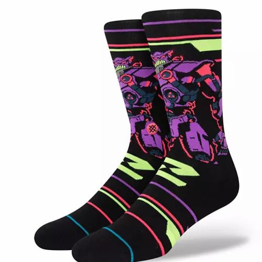 Clothing * | Adult Stance Zurg Crew Socks Black