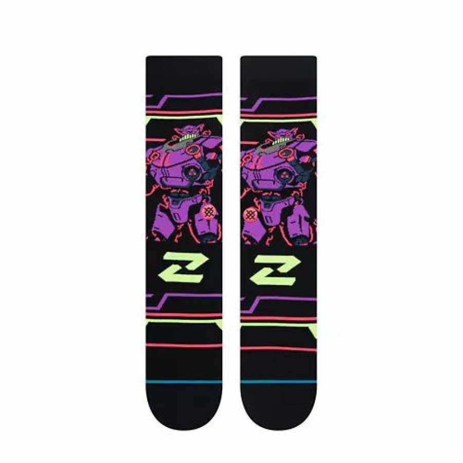 Clothing * | Adult Stance Zurg Crew Socks Black