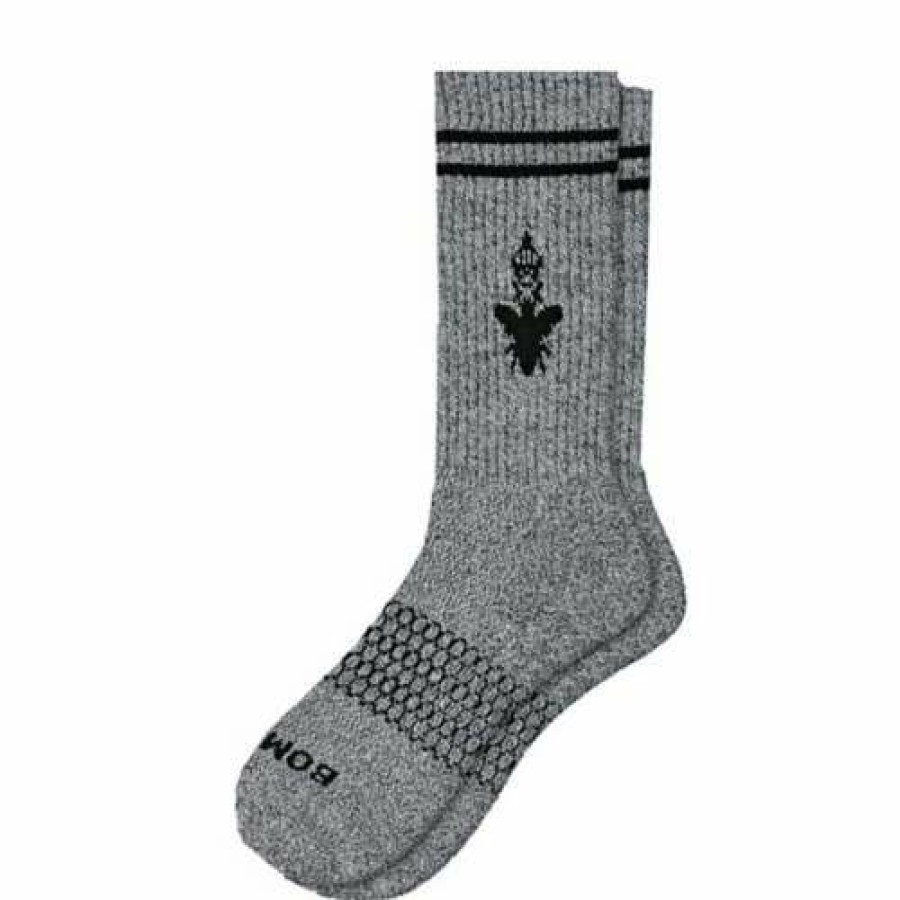 Clothing * | Adult Bombas Originals Crew Socks Charcoal