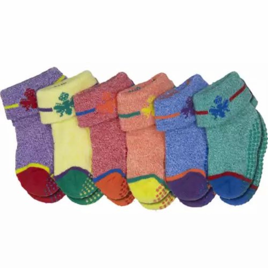 Clothing * | Toddler Adult Bombas Grip 6 Pack Crew Socks Pride