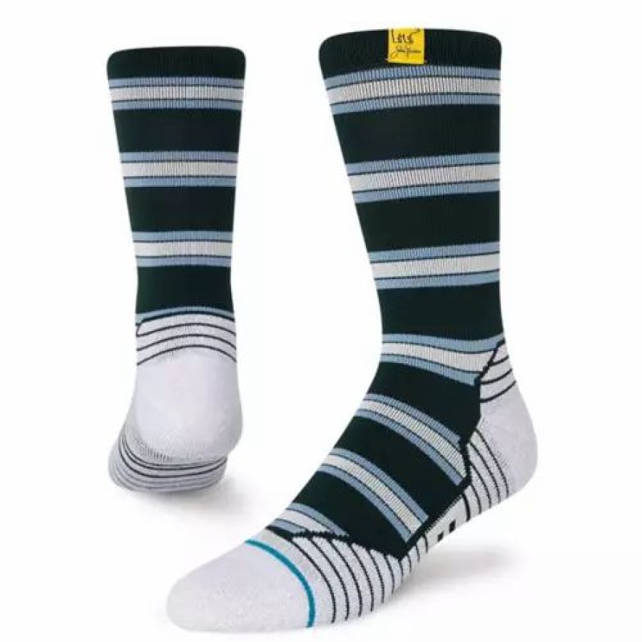 Clothing * | Adult Stance Augusta Champion Crew Socks Green