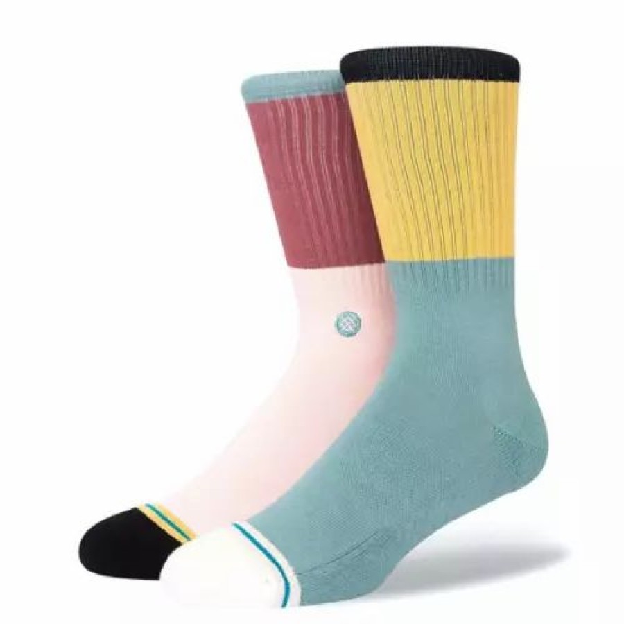 Clothing * | Adult Stance Blocked Crew Socks Multi