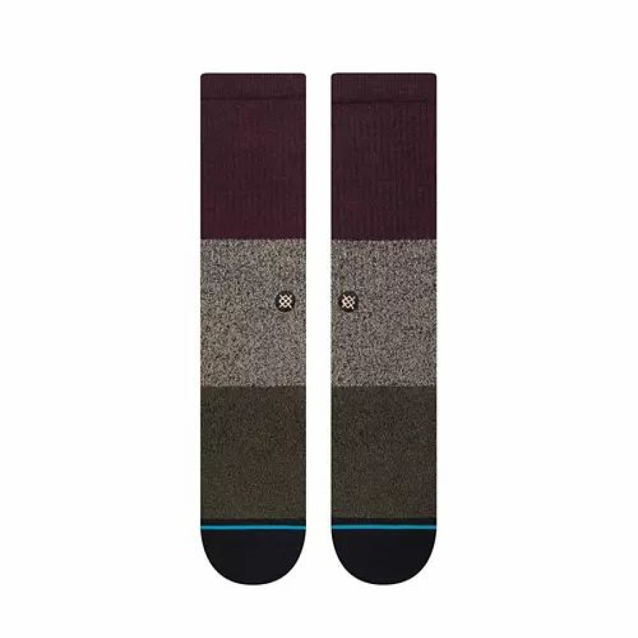 Clothing * | Adult Stance Spectrum 2 Crew Socks Burgundy